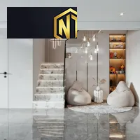 KỆ CẦU THANG NGỌC THỊNH GỖ CAO CẤP VÀ KIỂU DÁNG SANG TRỌNG